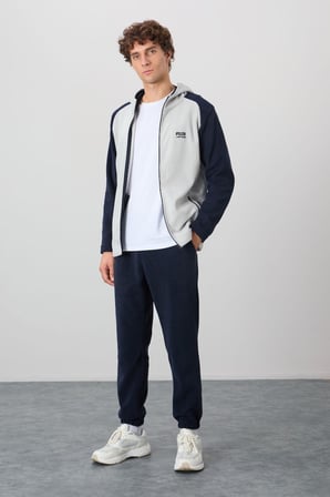 Erkek Gri Polar Sweatshirt