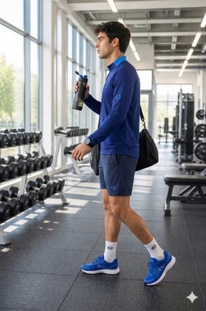 Erkek Lacivert Antrenman Sweatshirt