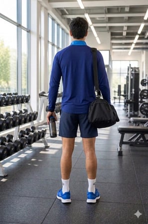 Erkek Lacivert Antrenman Sweatshirt