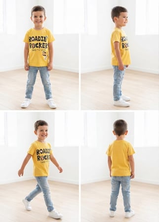 Erkek Çocuk Sarı T-Shirt