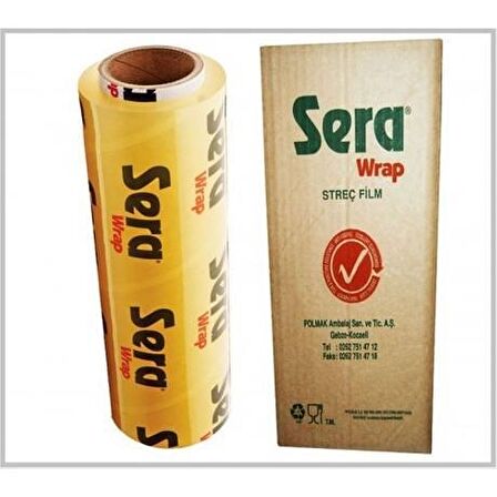 Streç Film 45 X 1500 Metre Sera Wrap 8 Mikron Sera 1 Adet