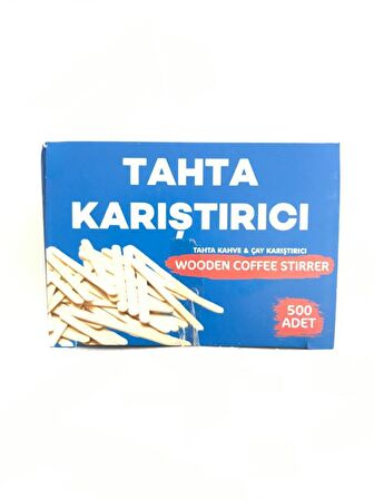 AHŞAP ÇAY KARIŞTIRICISI KAĞITSIZ 500 LÜ 1 PAKET