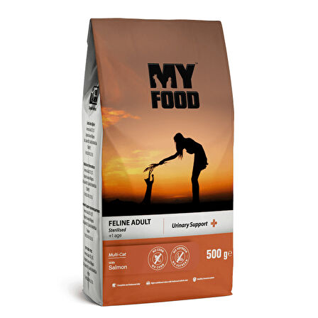 MY FOOD KISIRLAŞTIRILMIŞ YETİŞKİN KEDİ MAMASI SOMONLU