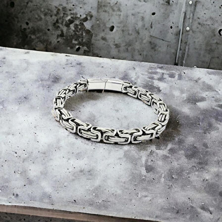 %100 Çelik Gümüş Citizen Model Bileklik