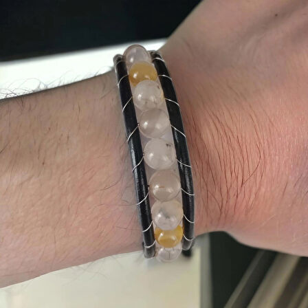 Kauçuk Kayışlı '' 3 Kuru Kafa '' Figürlü Bileklik Krom Kapama 