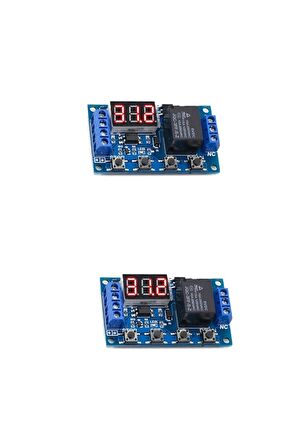 2 Adet Zamanlayıcı Modül Dijital Zaman Ayarlı Modül Röle Kuluçka Makinesi Modülü