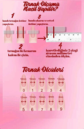 Protez Tırnak Protez Takma Tırnak Tırnak Ölçünüze Göre Mesaj Atın 7 Gün İçerisinde Teslim