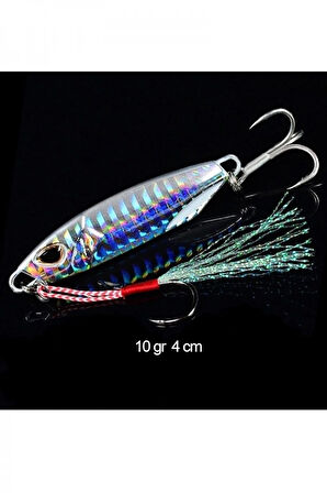 Jig Yem 10gr. Rapala Lures Yem Levrek,Lüfer,Çinekop,Palamut,Zargana,Turna Rapala