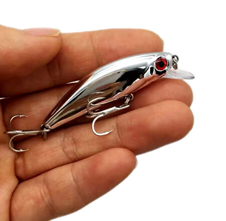 Ayna Rapala Lures Maket BalıkYapay Balık Yemi 6.5 Gr.5.6cm Turna Levrek Alabalık LüferAilesi JigYem