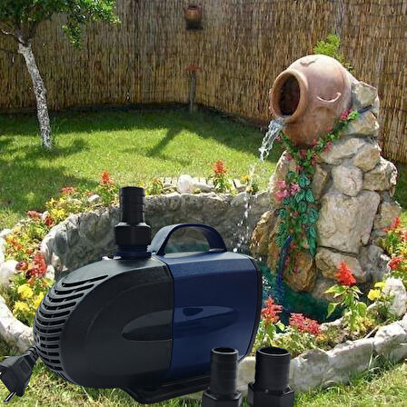 Süs Havuzu Motoru Sump Motor Şelale Motor 3.5 metre Yüksekliğe Su Yükseltebilir