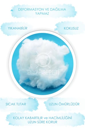 1 KG SİLİKON İNCİ ELYAF VAKUMLU AMBALAJINDA