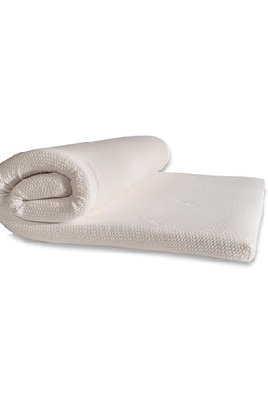 Elyaf Sepeti Lastikli Ortopedik Yıkanabilir Kılıflı Visco Yatak Koruyucu Yatak Pedi 90x200