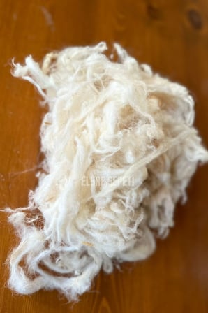 1 Kg 100% L Yıkanmış Taranmamış Saf Merinos Kuzu Yünü