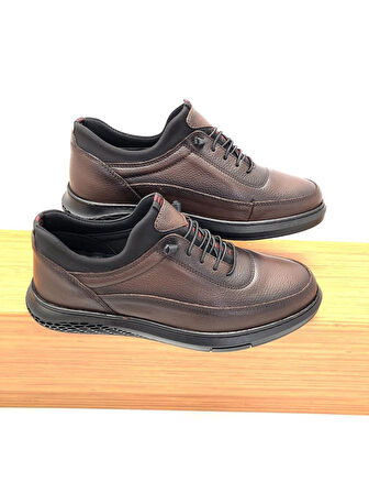 Hakiki Deri Ortopedik Kışlık Erkek Ayakkabı