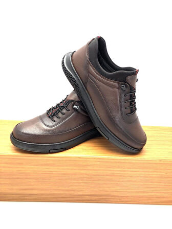 Hakiki Deri Ortopedik Kışlık Erkek Ayakkabı