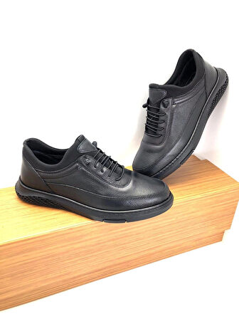 Hakiki Deri Ortopedik Kışlık Erkek Ayakkabı