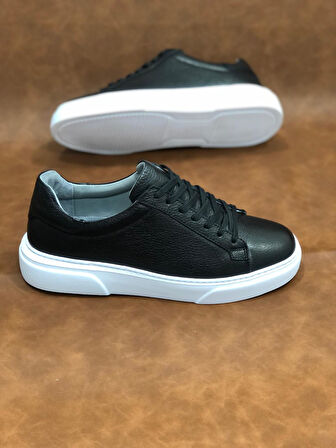 Hakiki Deri Ortopedik Eva Taban Hafif Yumuşak Günlük Erkek Ayakkabı