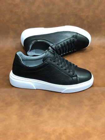 Hakiki Deri Ortopedik Eva Taban Hafif Yumuşak Günlük Erkek Ayakkabı