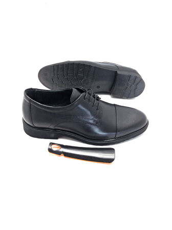 Bay Clas Hakiki Deri 4 Mevsimlik Poli Taban Klasik Erkek Ayakkabı