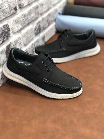 Birkan Hakiki Nubuk Deri Ortopedik Hafif Rahat Yumuşak Erkek Ayakkabı