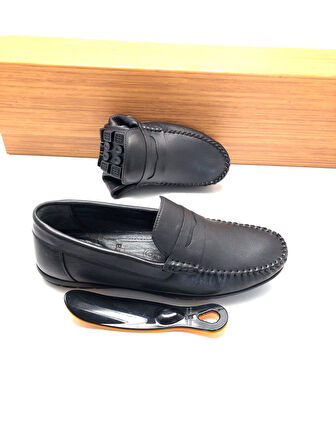 Baykara Büyük Numara 45-46-47 Hakiki Deri Ortopedik Yumuşak Erkek Ayakkabı