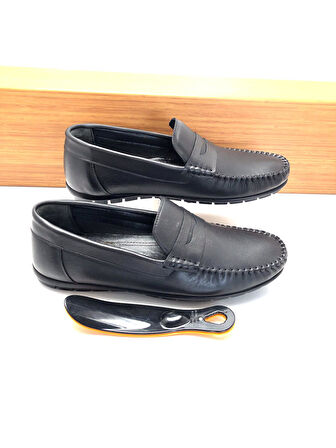 Baykara Büyük Numara 45-46-47 Hakiki Deri Ortopedik Yumuşak Erkek Ayakkabı