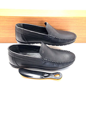 Baykara Büyük Numara 45-46-47 Hakiki Deri Ortopedik Yumuşak Erkek Ayakkabı