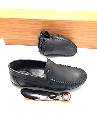 Baykara Büyük Numara 45-46-47 Hakiki Deri Ortopedik Yumuşak Erkek Ayakkabı