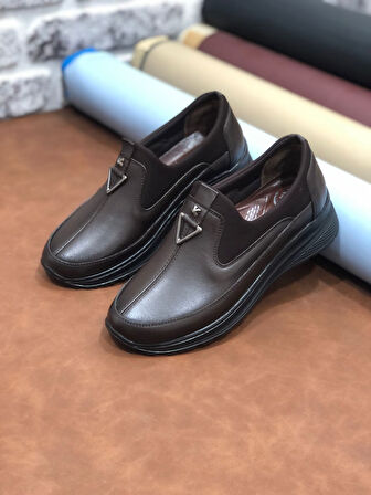 maRЯka Hakiki Deri Tam  Ortopedik Hafif Yumuşak Kadın Anne Ayakkabısı