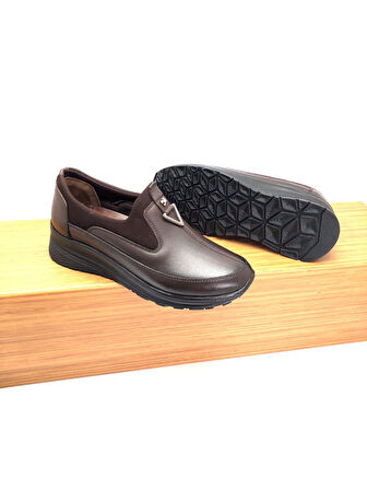 maRЯka Hakiki Deri Tam Ortopedik Kadın Ayakkabı