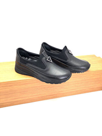 maRЯka Hakiki Deri Tam Ortopedik Kadın Ayakkabı