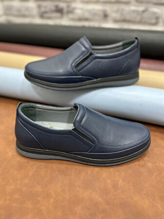 Hakiki Deri Ortopedik Rahat Hafif Yumuşak Erkek Ayakkabı