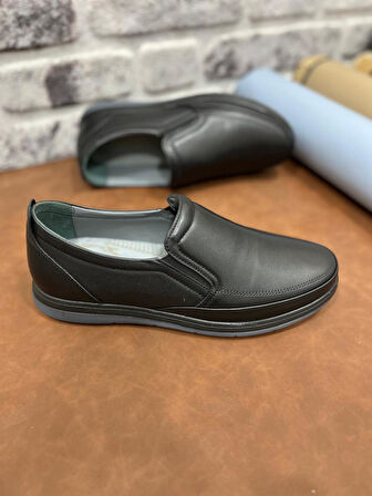 Hakiki Deri Ortopedik Rahat Hafif Yumuşak Erkek Ayakkabı
