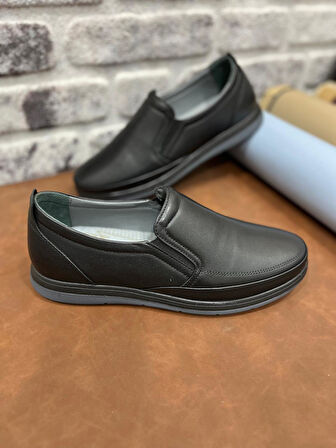 Hakiki Deri Ortopedik Rahat Hafif Yumuşak Erkek Ayakkabı