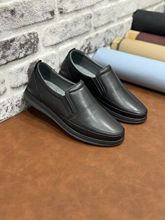 Hakiki Deri Ortopedik  Hafif Erkek Ayakkabı