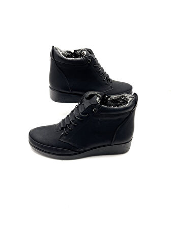 Kürklü Rahat Hafif Yumuşak Kışlık Kadın Anne Botu