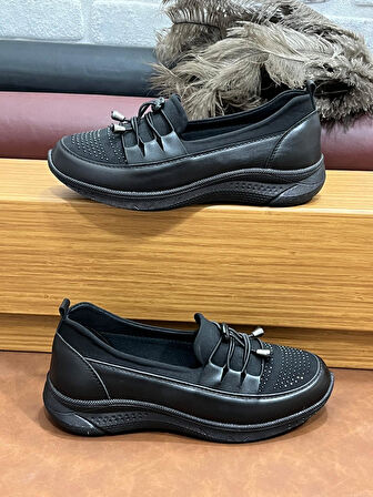 Ortopedik Taşlı Rahat Yumuşak Lioss Kadın Anne Ayakkabısı