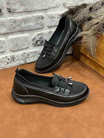 Ortopedik Taşlı Rahat Yumuşak Lioss Kadın Anne Ayakkabısı