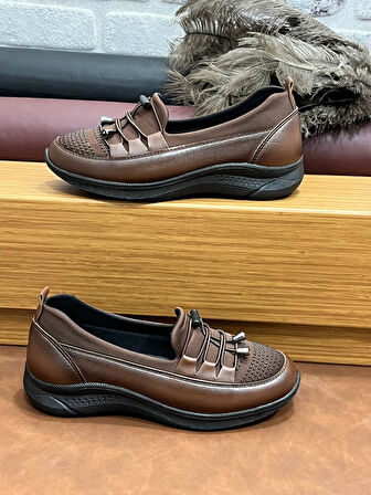 Ortopedik Taşlı Rahat Yumuşak Lioss Kadın Anne Ayakkabısı