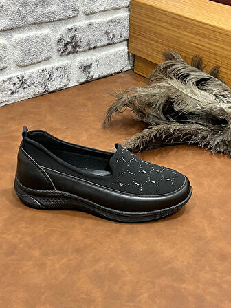 Ortopedik Taşlı Rahat Yumuşak Lioss Kadın Anne Ayakkabısı