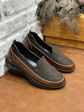 Ortopedik Taşlı Rahat Yumuşak Lioss Kadın Anne Ayakkabısı