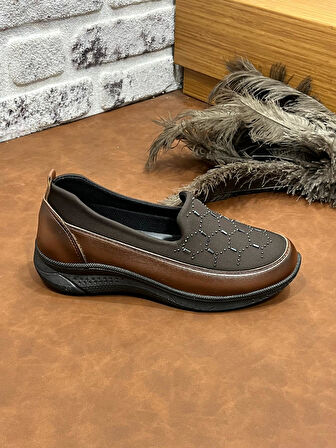 Ortopedik Taşlı Rahat Yumuşak Lioss Kadın Anne Ayakkabısı