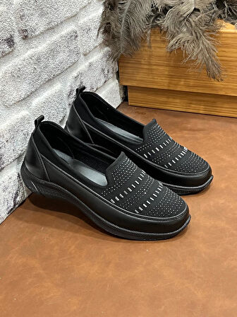 Ortopedik Taşlı Rahat Yumuşak Lioss Kadın Anne Ayakkabısı