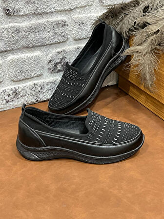 Ortopedik Taşlı Rahat Yumuşak Lioss Kadın Anne Ayakkabısı