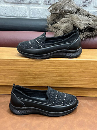 Ortopedik Taşlı Rahat Yumuşak Lioss Kadın Anne Ayakkabısı