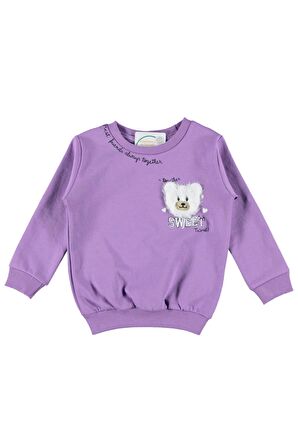 Pundikids Kız Çocuk Panda İşlemeli 2 İp Sweth