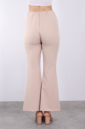 Puane Kadın Trousers Yüksek Bel Lastikli İspanyol Pantolon Soul 18114