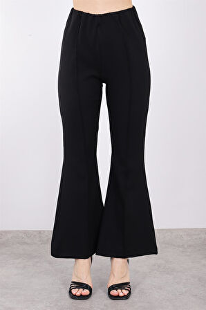 Puane Kadın Trousers Yüksek Bel Lastikli İspanyol Pantolon Soul 18114