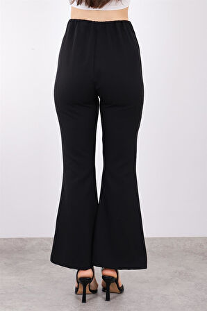 Puane Kadın Trousers Yüksek Bel Lastikli İspanyol Pantolon Soul 18114