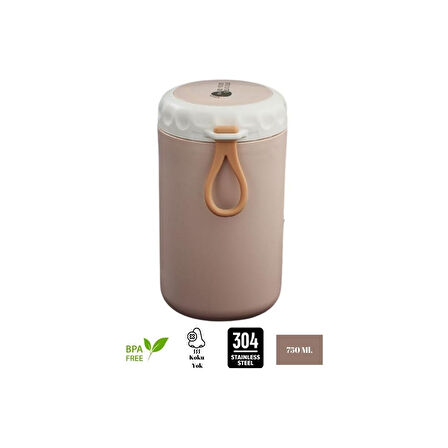 Vagon Çelik Lunch Box 750 Ml Pembe